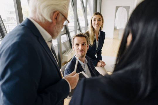 Business people having a meeting in office