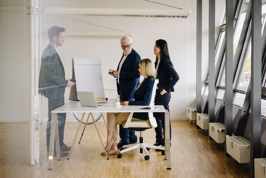 Business people having a meeting in office