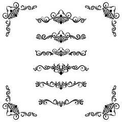 Classic Ornament Frame Vintage Border