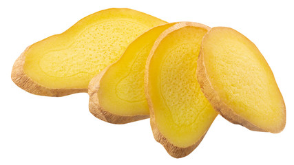 Ginger root z. officinale sliced, paths