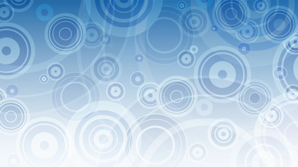 Abstract background with blue and white circles