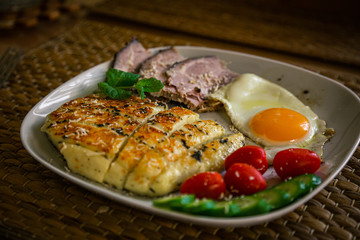 different slicing cheeses Handmade cheese on a wooden board delicious treats foodfotos foodphoto