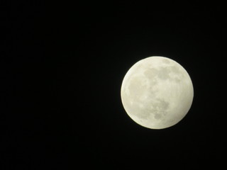 Beautiful full moon England