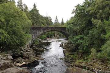 Fototapeta na wymiar Invermoriston Bridge, Invermoriston, Highlands, Scotland