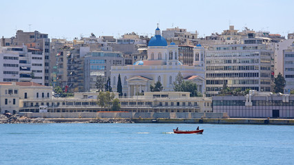 Naklejka premium Agios Nikolaos Church in Piraeus Greece