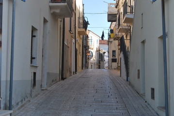 Termoli, antico borgo fortificato, Molise, Italy