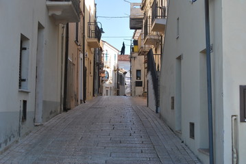 Termoli, antico borgo fortificato, Molise, Italy