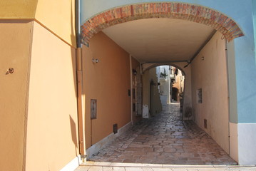 Termoli, antico borgo fortificato, Molise, Italy