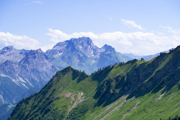 Fototapeta premium Faschina - Damüls - Mittagsspitze - Hahnenköpfle - Vorarlberg 