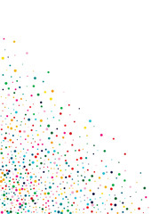 Rainbow Independence Confetti Pattern.