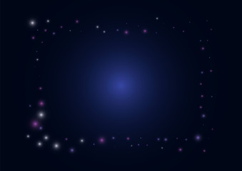 Purple Blurry Glitter Texture.