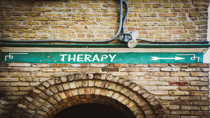 Street Sign to Therapy