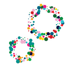 Rainbow Celebrate Shine Pattern. 