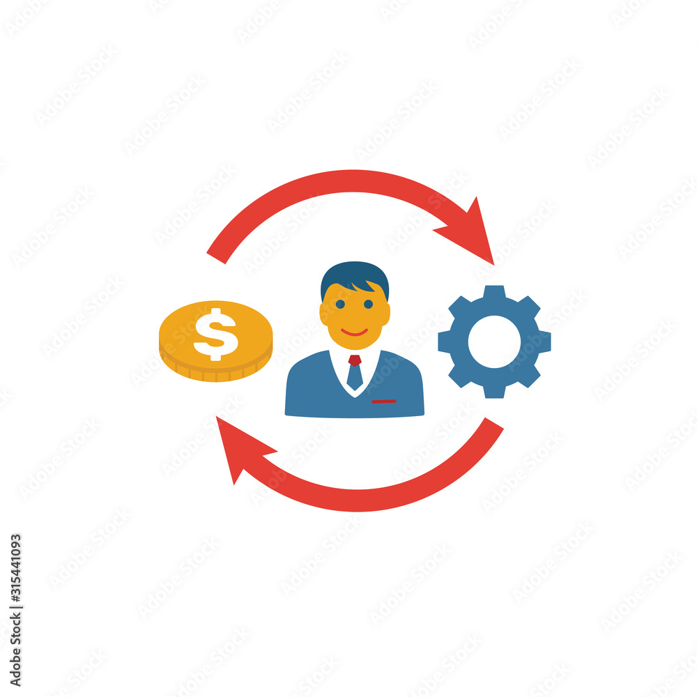 Poster lead conversion icon. simple flat element from crm collection. creative lead conversion icon for tem