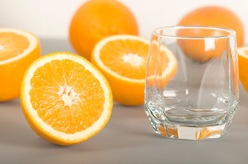 fresh orange juice. Orange juice in a nice glass. Juicy orange.