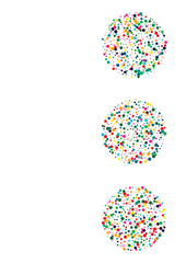 Yellow Top Confetti Wallpaper. 