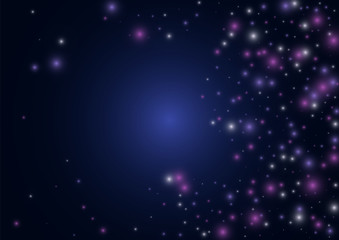 Fototapeta premium Red Luxury Bokeh Banner.