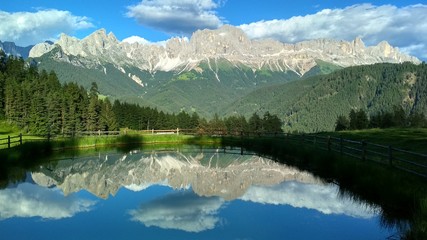 Obraz na płótnie Canvas Great view of the top Cadini di Misurina range 