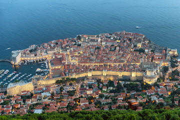 Naklejka premium Dubrovnik, Croatia - the gem of the Adriatic 