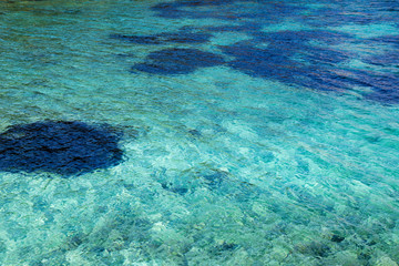 blue water background