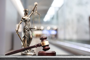 Law justice courtroom concept constitution judge court