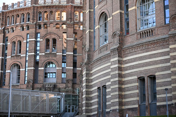 old gas storage Gasometer Vienna landmark Austria