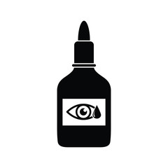 Eye drop bottle icon vector  Eye drops   icon