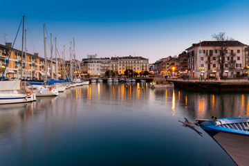 Obraz na płótnie Canvas The harbour of Grado, Friuli Venezia Giulia. Italy