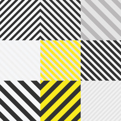 Striped Abstract Vector Pattern Design