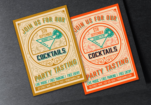 Summer Party Cocktail Layout