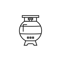 gas, tube gas line icon. Elements of energy illustration icons. Signs, symbols can be used for web, logo, mobile app, UI, UX