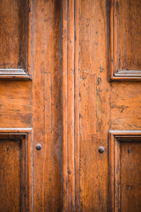 Obraz na płótnie Canvas close up view of the historical doors within the streets of Prague