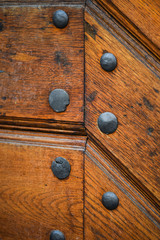 close up view of the historical doors within the streets of Prague