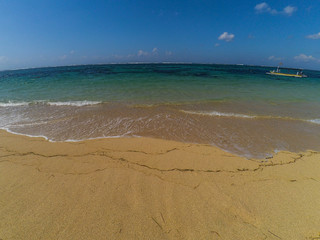 beach and ocean on Bukit Peninsula, Bali, Indonesia