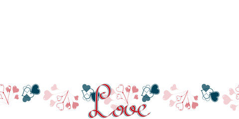 Valentine Love Collection Holiday Pattern