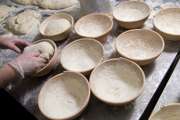 production of bakery products in a private bakery
