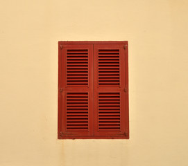 Window closed shutters