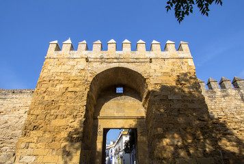 Gate to Roman Wall of Cordoba, Spain