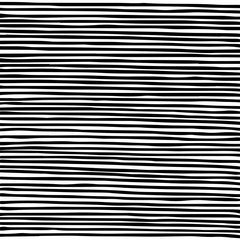 Hand drawn horizontal parallel dense black lines on white background. Straight lines sketch for graphic design