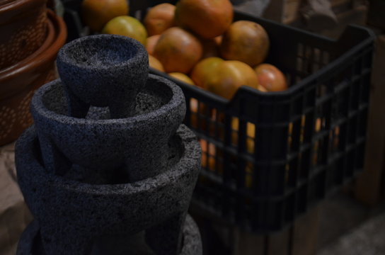 Molcajetes en torre