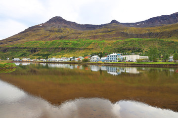 Seydisfjordur resort in East Iceland, Europe