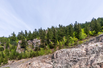 Fototapeta na wymiar View at fantastic mountains in British Columbia, Canada.