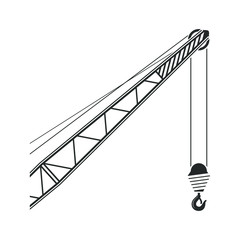Сrane arm with hook
