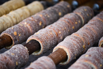 traditional czech sweet delights with cinnamon, sugar & walnuts 