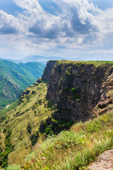 Majestic landscape with mountains and Debed river's canyon,Armenia
