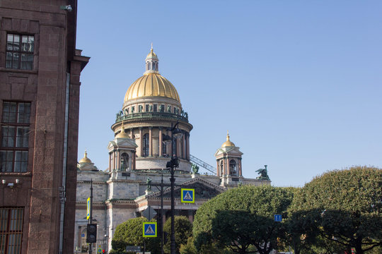 "Isaakievsky cathedral". Saint-Petersburg. Russia