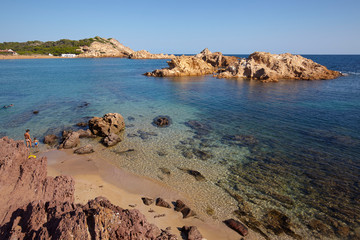 Fototapeta na wymiar Cala Pregonda, Menorca,Balearic Islands, Spain