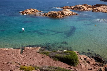 Cercles muraux Cala Pregonda, île de Minorque, Espagne Cala Pregonda, Minorque, Îles Baléares, Espagne