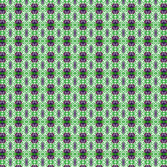 Green seamless pattern with flowers