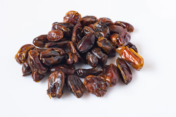 Dates on a white background